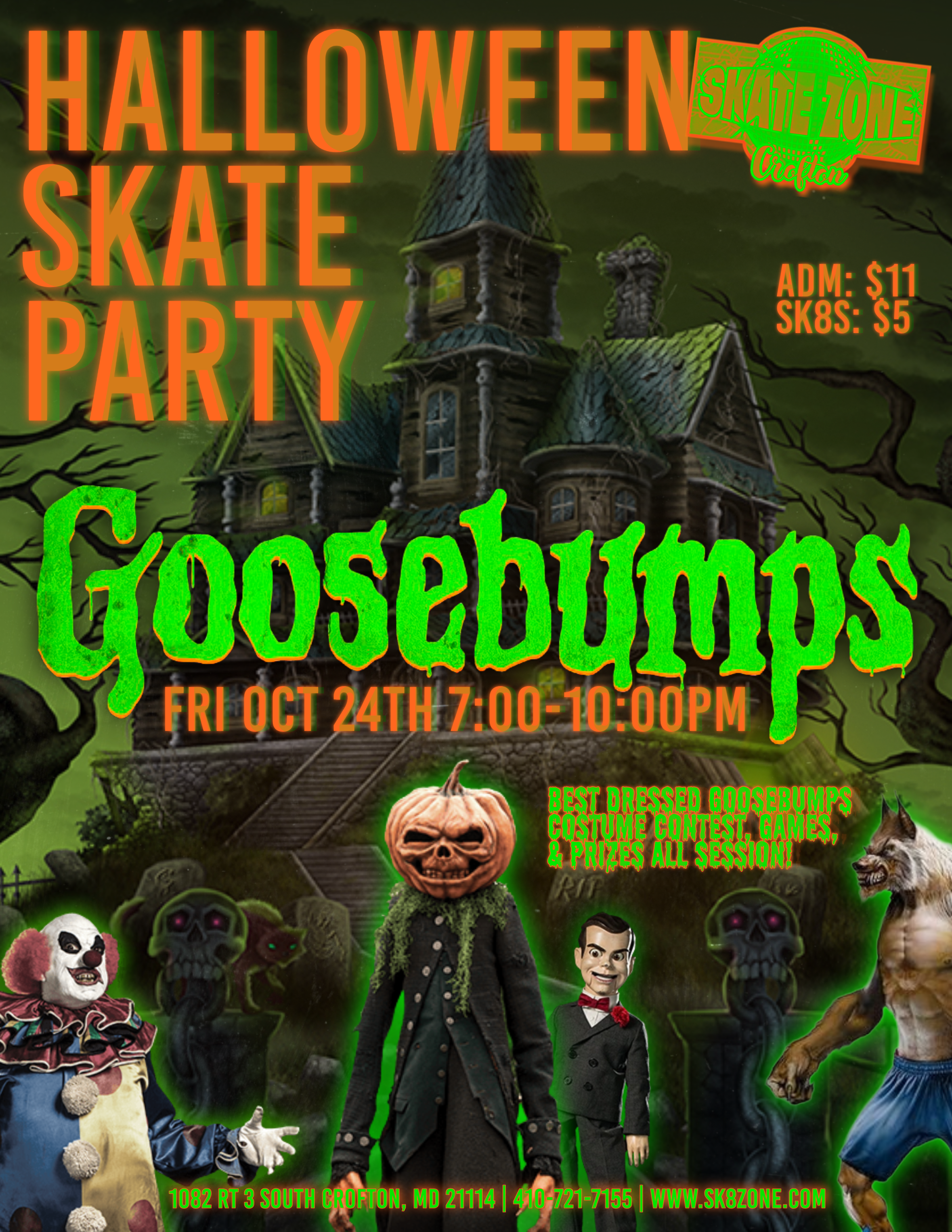Halloween Skate 2025 Flyer for print