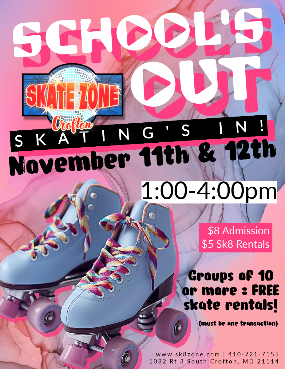 NOVEMBER School’s Out Skates 2025